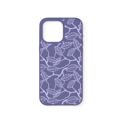 Violet Vines Leather MagSafe